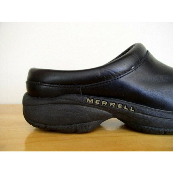 Merrell Womens Jungle Primo Moc Black Leather Mule - Picture 4 of 8